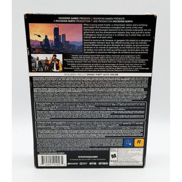 Grand Theft Auto V GTA 5 (PC, DVD-ROM) 7-Disc Set Complete CIB - Picture 3 of 12